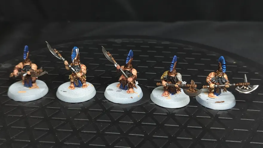 Age of Sigmar Fyreslayers Hearthguard Berzerkers x5