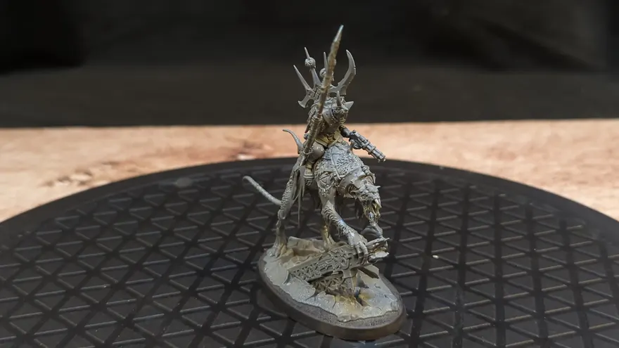 Age of Sigmar Skaven Clawlord on Gnaw-Beast x1