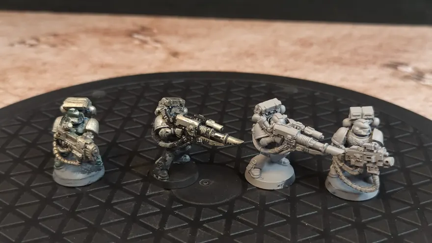 Warhammer 40k Space Marines Devastator Squad (OOP Metal) x4