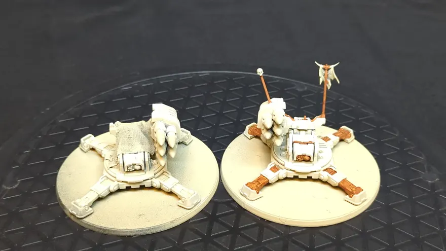 The Horus Heresy Horus Heresy Tarantula Missile Battery x2
