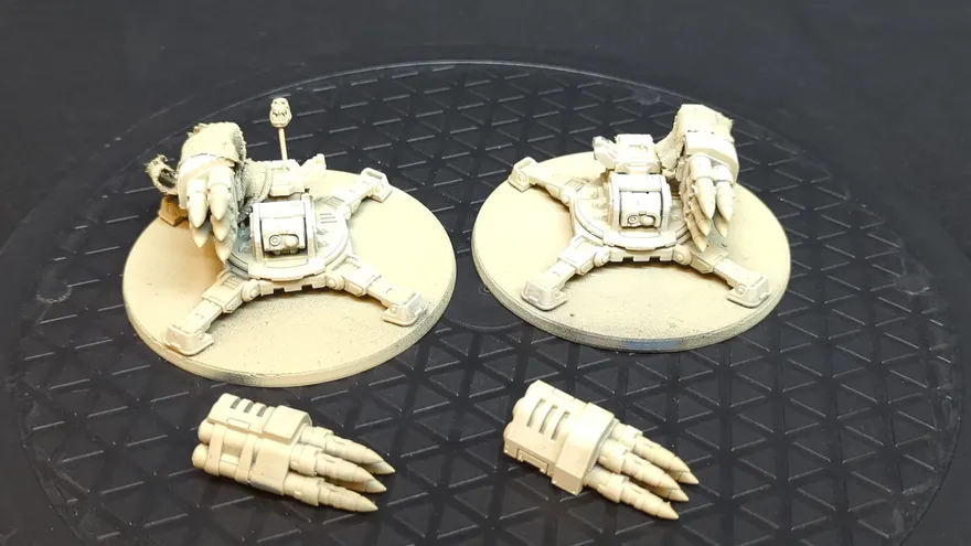 The Horus Heresy Horus Heresy Tarantula Missile Battery x2