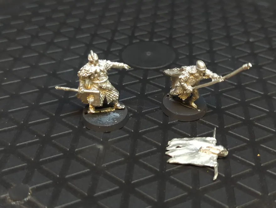 Lord of the Rings Middle-Earth Middle-earth Dunland Command Squad (OOP Metal) x2