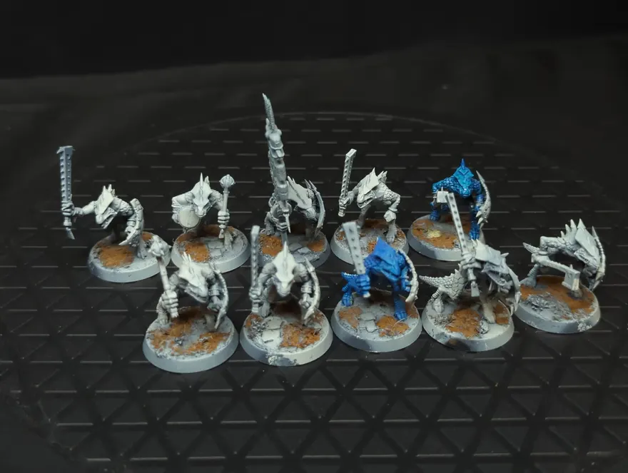 Age of Sigmar Seraphon Saurus Warriors (old) x10