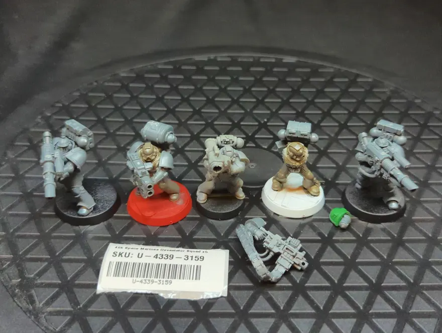 Warhammer 40k Space Marines Devastator Squad x5