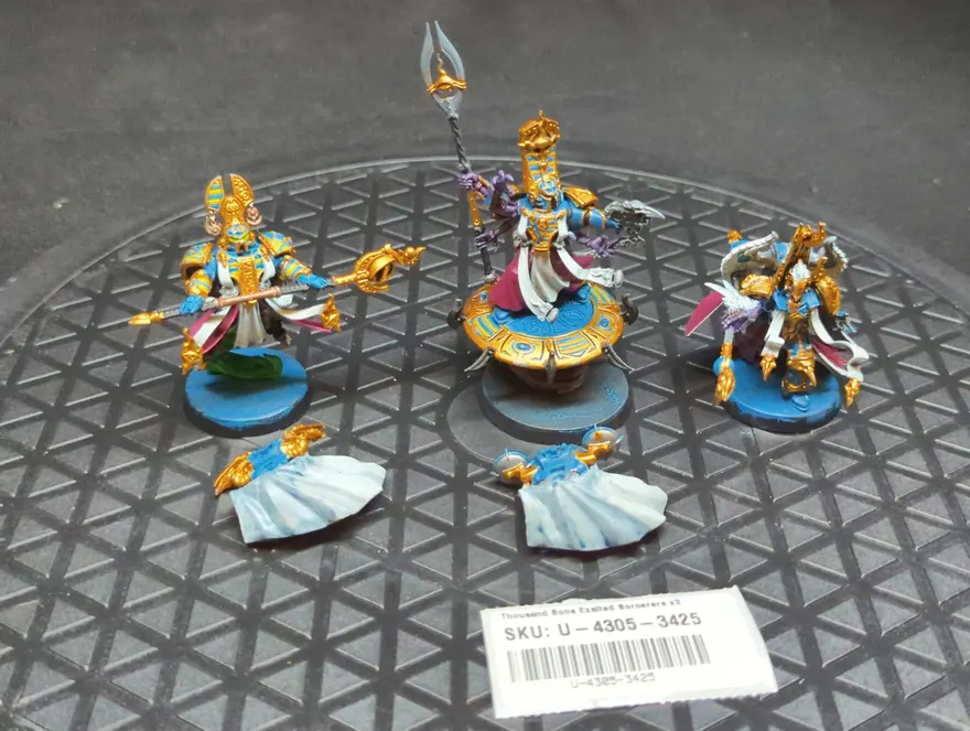 Warhammer Thousand Sons Exalted Sorcerers x3