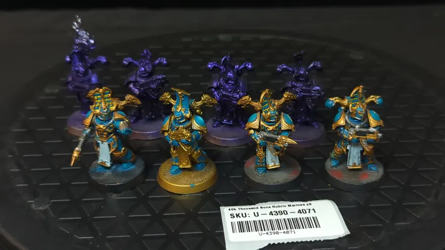 Warhammer 40k Thousand Sons Rubric Marines x8