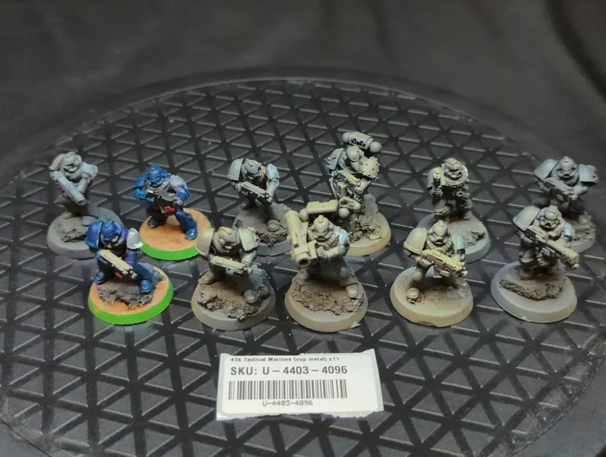 Warhammer 40k Tactical Marines (oop metal) x11