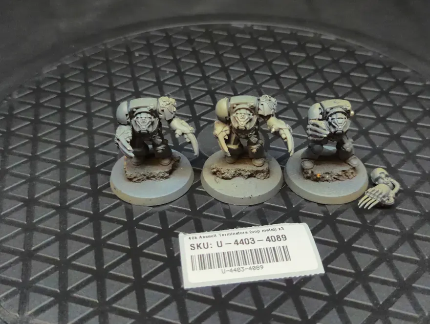 Warhammer 40k Assault Terminators (oop metal) x3