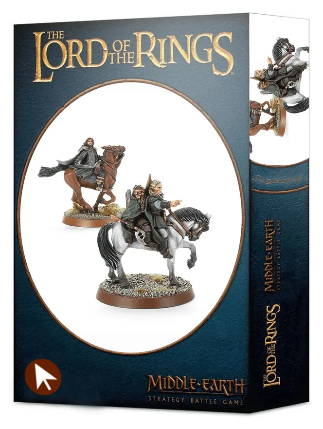 Middle-earth The Three Hunters Mounted