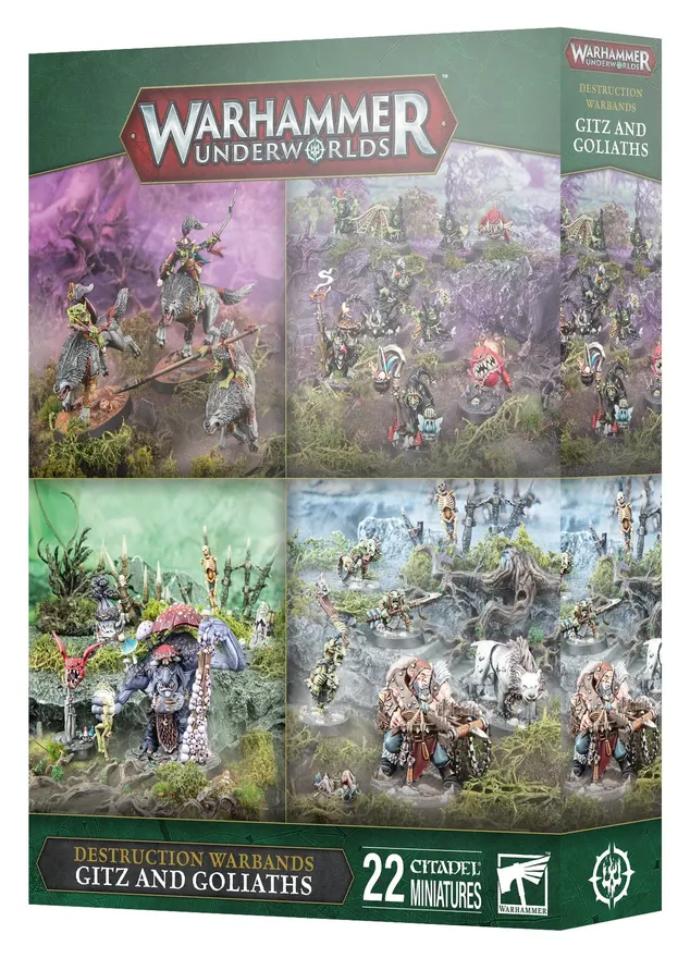 Warhammer Underworlds Gitz and Goliaths Warbands