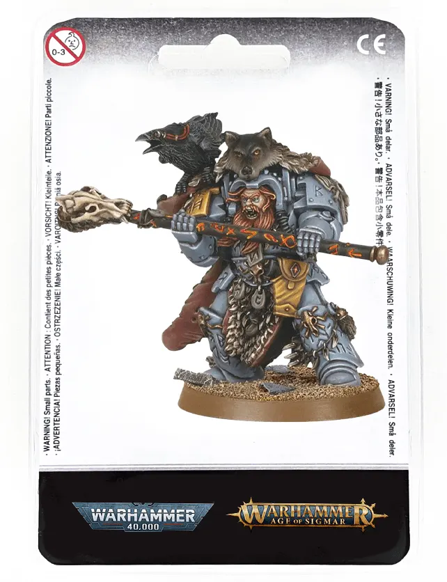 Space Wolves Njal Stormcaller in Terminator Armour (Old box)