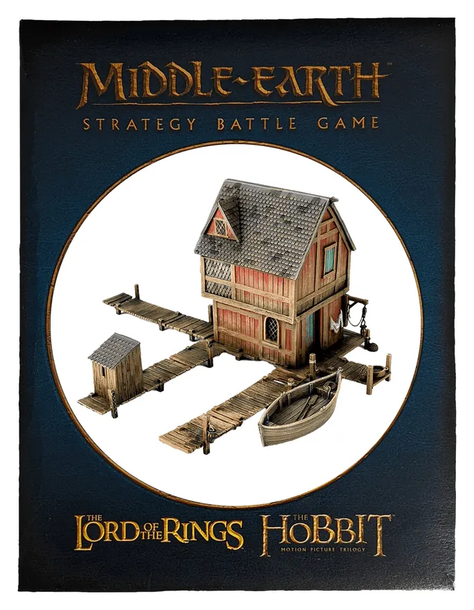 Middle-Earth Lake-town House Scenery