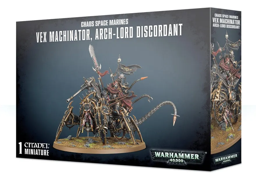 Chaos Space Marines Vex Machinator, Arch-Lord Discordant