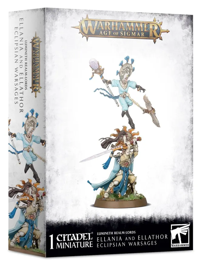 Lumineth Realm-Lords Ellania & Ellathor, Eclipsian Warsages