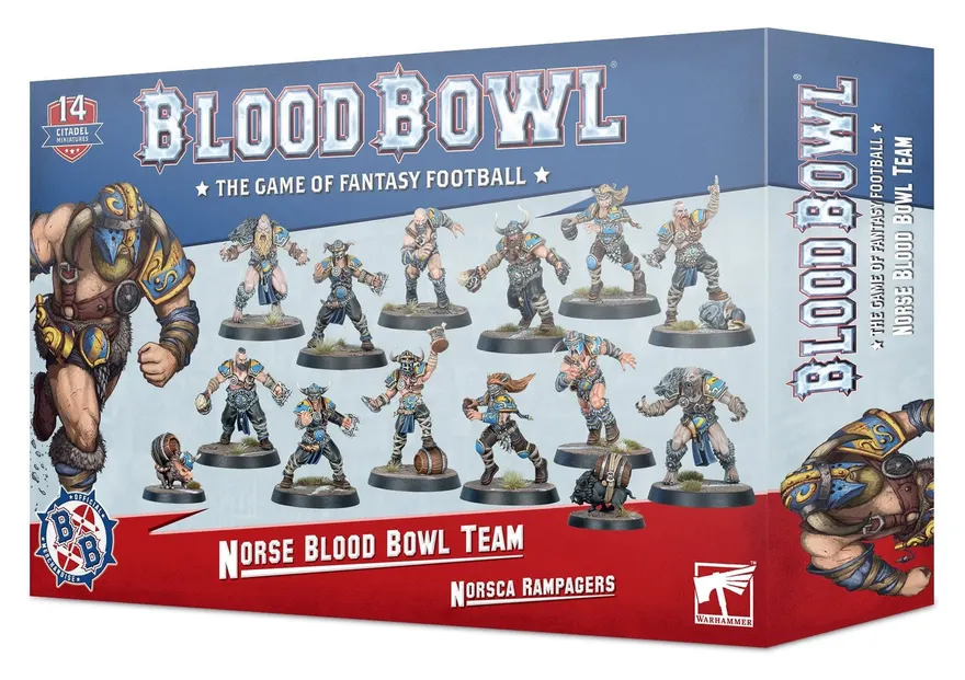 Blood Bowl Norse Team Norsca Rampagers
