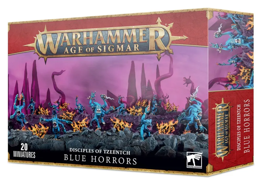 Blue Horrors and Brimstone Horrors of Tzeentch
