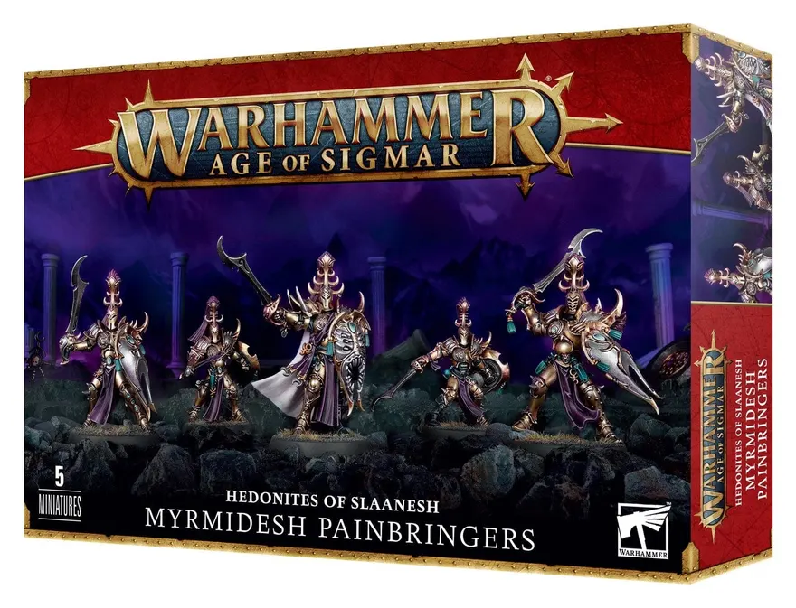 Hedonites of Slaanesh Myrmidesh Painbringers / Symbaresh Twinsouls