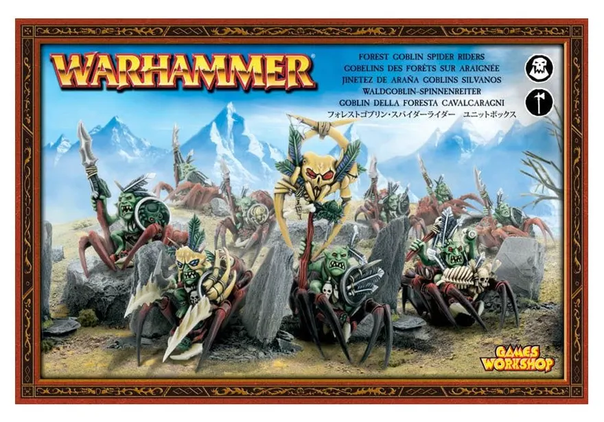 Gloomspite Gitz Grot Spider Riders