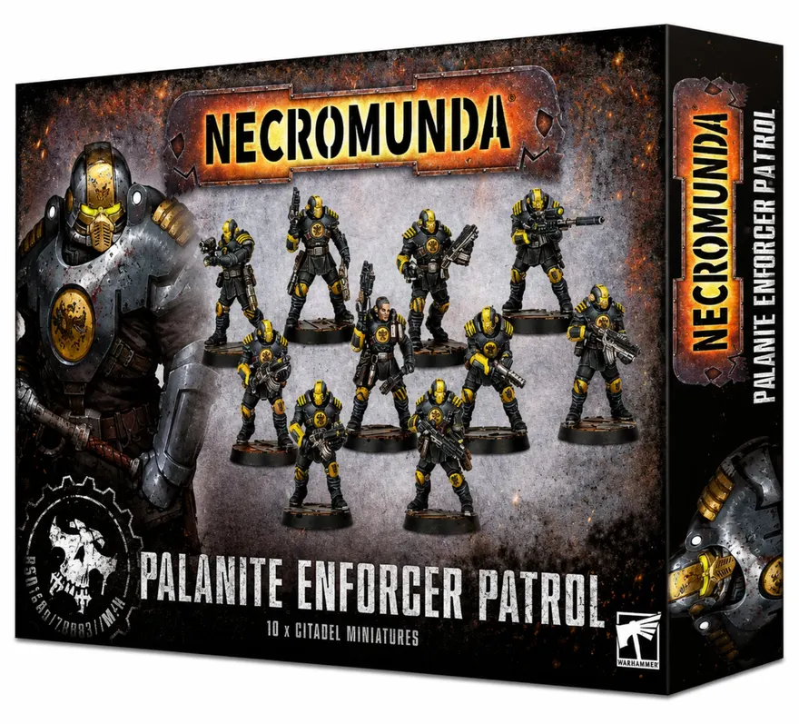 discount 27-40% Necromunda Gang: Palanite Enforcer Patrol | Box