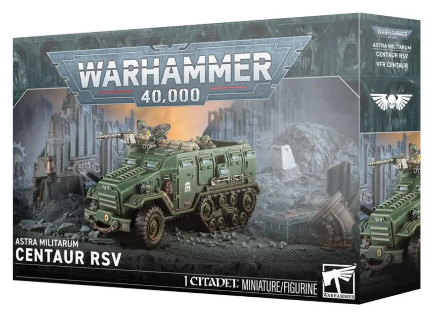 VAR CENTAUR RSV miniatura ASTRA MILITARUM warhammer 40k CITADEL età 12+