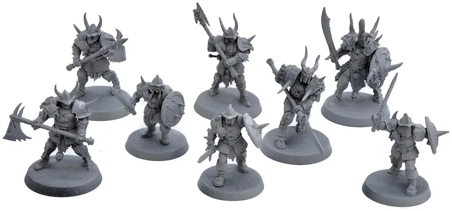 WARCRY 8 Chaos Legionnaires #1 Warhammer Sigmar 9735