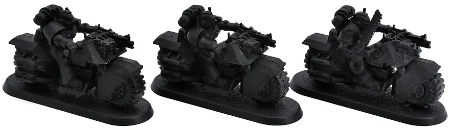 Black Templars 3 Bikers #1 Warhammer 40k 9858