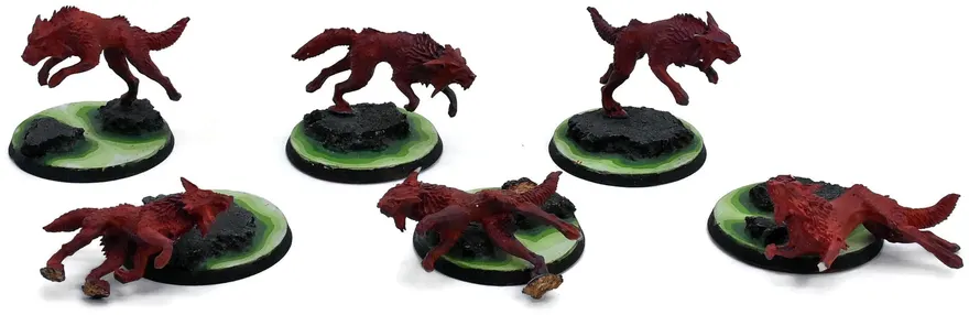 Space Wolves 6 Fenrisian Wolves #1 Warhammer 40k 0366