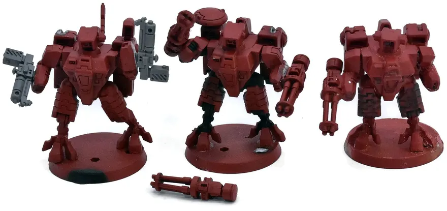 TAU Empire 3 Xv8 Crisis Battlesuits #2 Warhammer 40k 1110