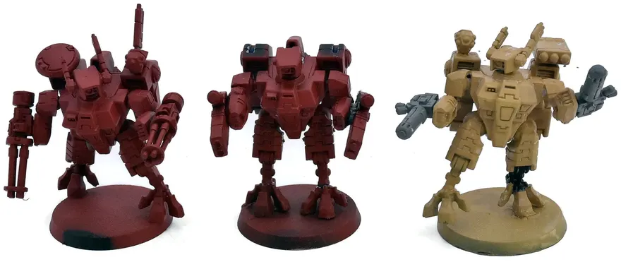 TAU Empire 3 Xv8 Crisis Battlesuits #1 Warhammer 40k 1127