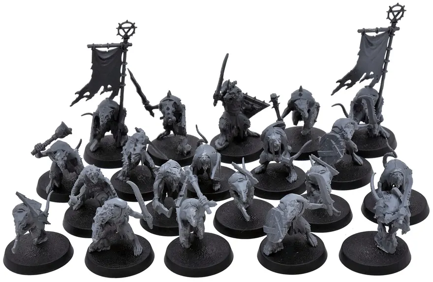 Skaven 20 Clanrats #1 Warhammer Sigmar 1516