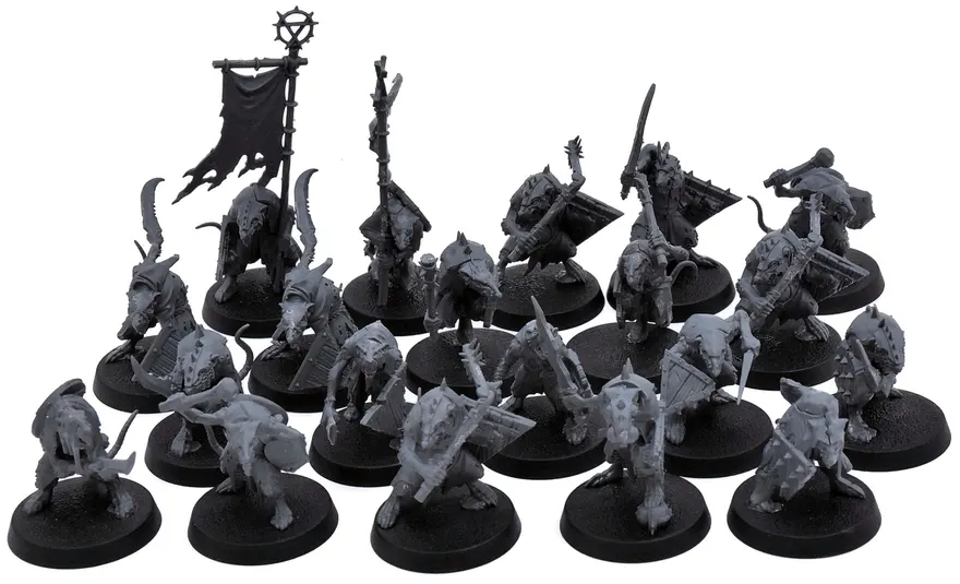 Skaven 20 Clanrats #2 Warhammer Sigmar 1523