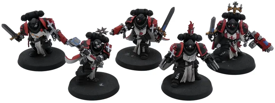 SPACE MARINES 5 Black Templars Sword Brethren #1 Warhammer 40K 7662