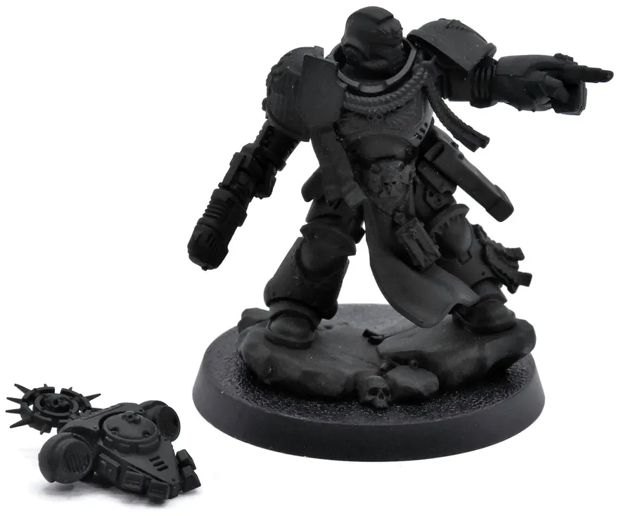 SPACE MARINES Lieutenant with Power First #1 Warhammer 40K 7792