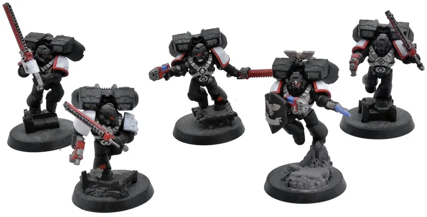 SPACE MARINES 5 Assault Marines Squad #1 Warhammer 40K 8584