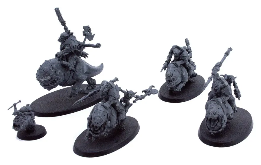 ORKS 4 Squighog Boyz #1 Warhammer 40K 9338