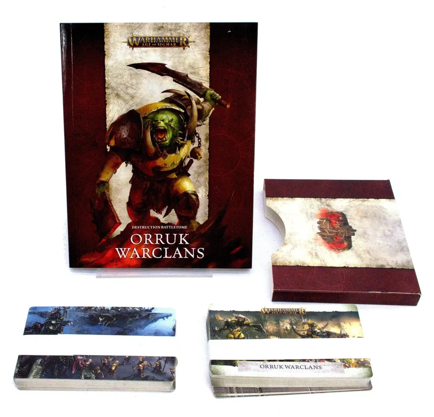 WARHAMMER SIGMAR Orruk Warclans Battletome #1 VERY GOOD Warhammer Sigmar 9963