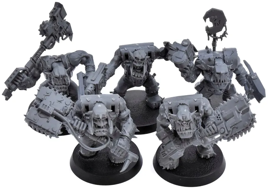Orks 5 Nobz #1 Warhammer 40k 5228