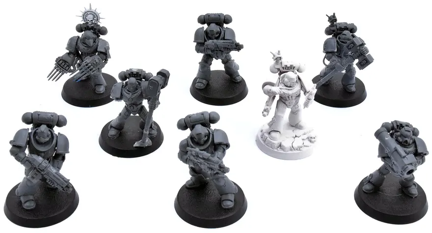 Space Marines Tactical Squad #1 Incomplete Warhammer 40k 5655