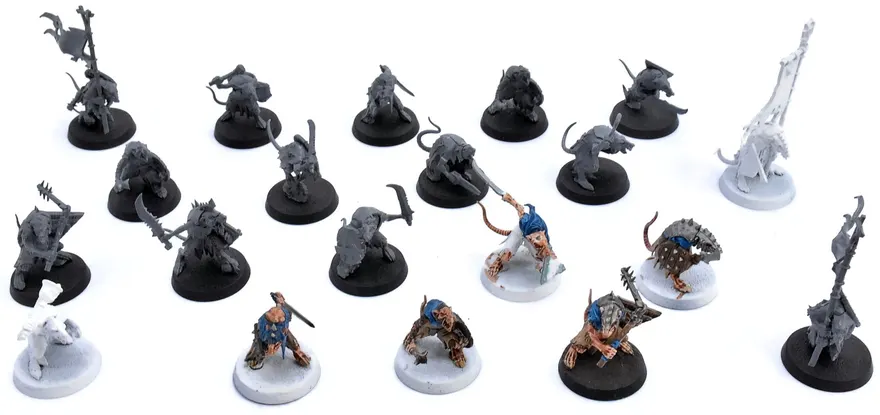 Skaven 20 Clanrats #4 Warhammer Sigmar 6218