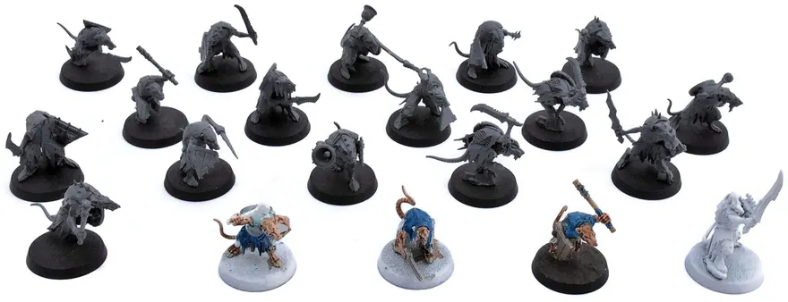 Skaven 20 Clanrats #2 Warhammer Sigmar 6331