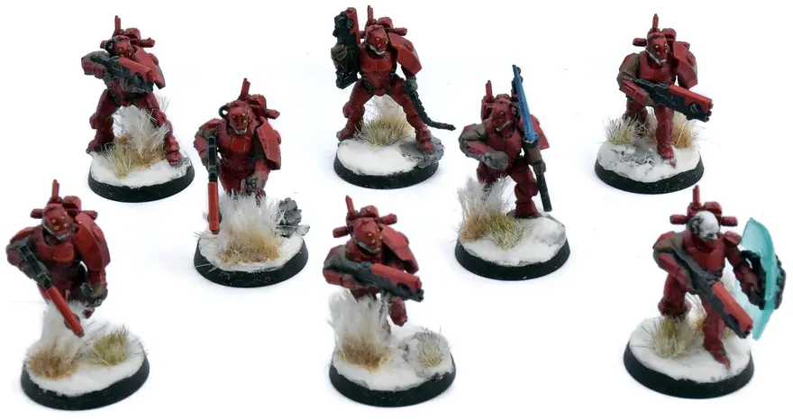 TAU Empire 8 Fire Warriors #1 Converted Warhammer 40k 7703