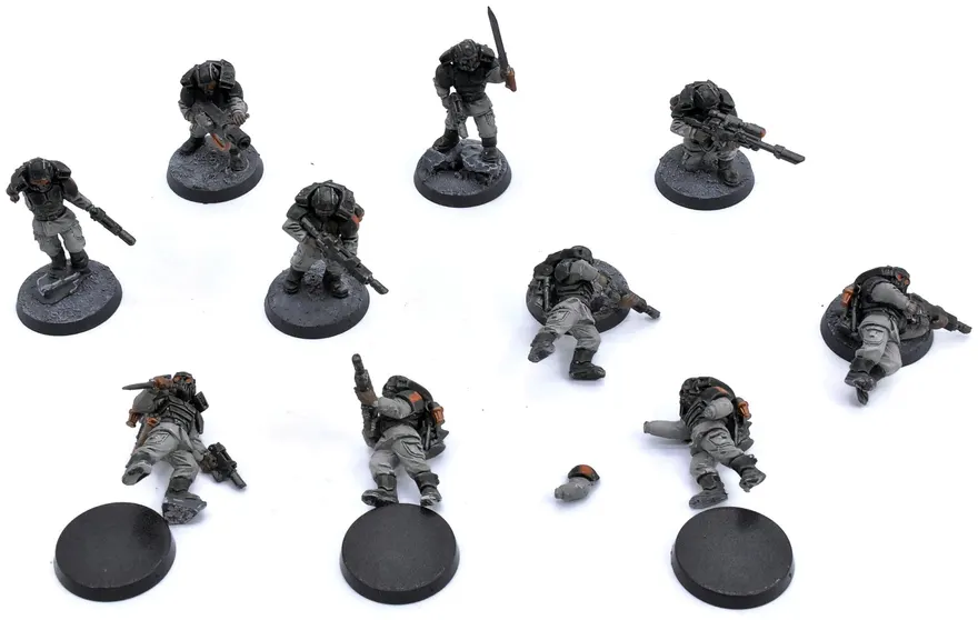 Kill Team 10 Kill Team Tempestus Aquilons #1 Converted Incomplete missing parts