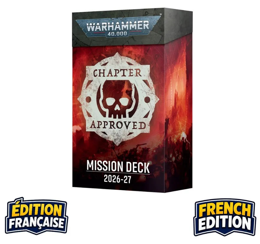 Chapter Approved Mission Deck (French) (Second Wave - Release July 4)