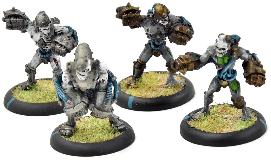 Warmachine 4 Mechanithralls #2 Metal Cryx