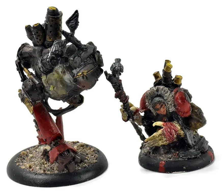 Warmachine Old Witch of Khador & Scrapsack #1 Metal Khador