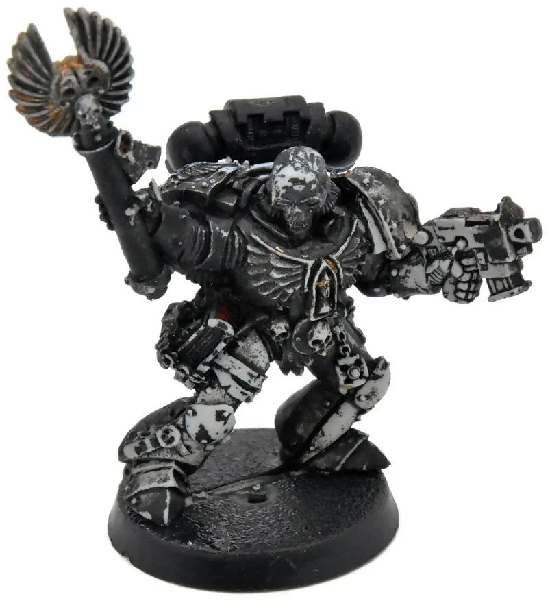 Space Marines Chaplain with crozius staff #1 Warhammer 40k