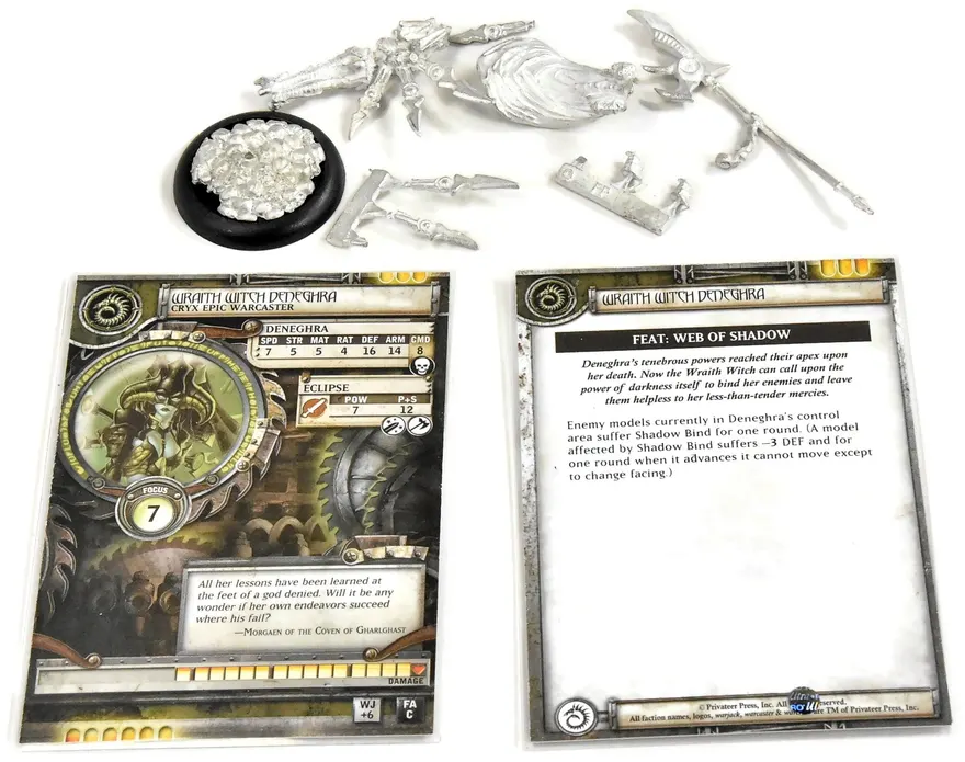 Warmachine Wraith Witch Deneghra #1 Metal cryx