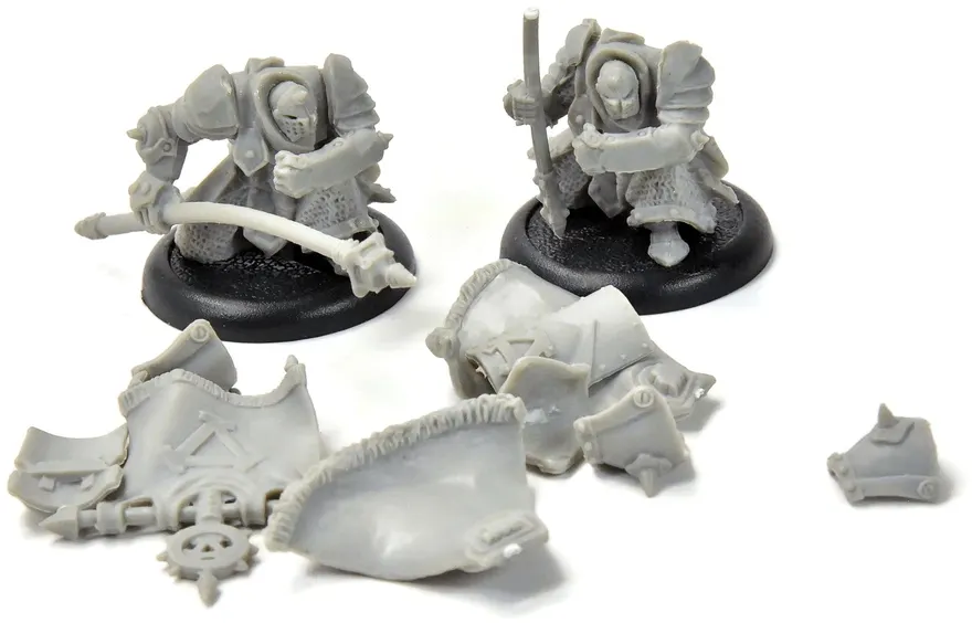 Warmachine Iron Fang Officer & Standard #1 khador