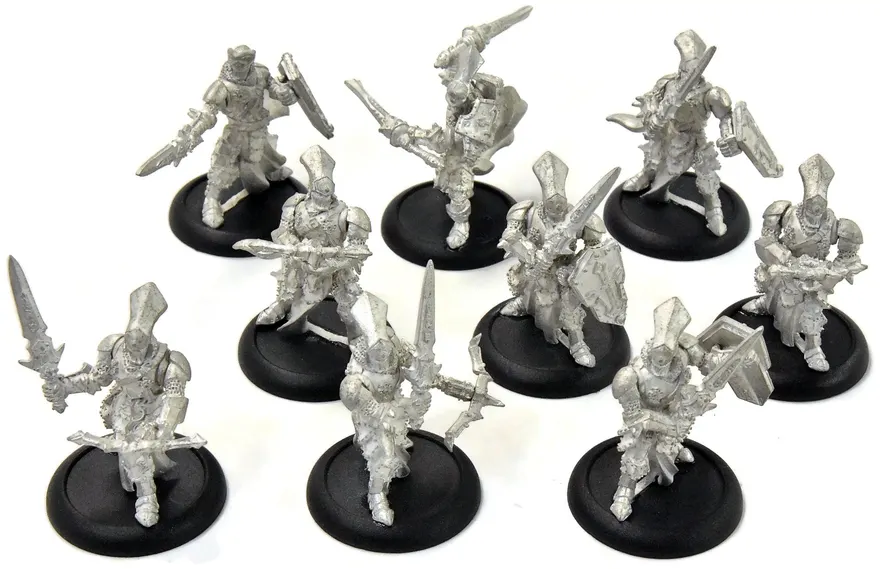 Warmachine Menoth 9 Exemplars #1 Metal