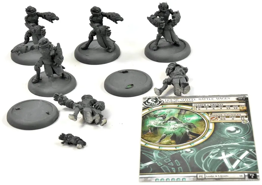 Warmachine House Shyeel Battle Mages #1 Metal Retribution